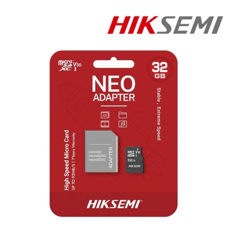 MICROSD HIKSEMI 32GB CLASS 10 ADAPTER 7YW