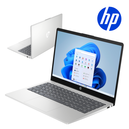 HP 14 U7 16GB 512SSD W11H6 PLS Argent Natural 1Y