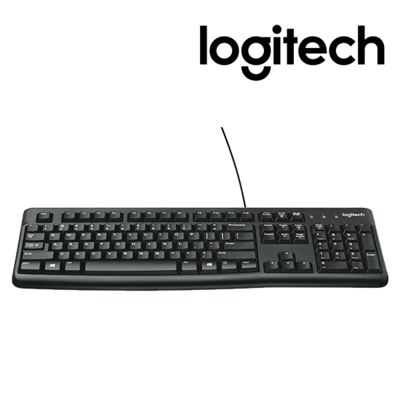 LOGITECH CLAVIER QWERTY K120 Corded BK-US INTL USB